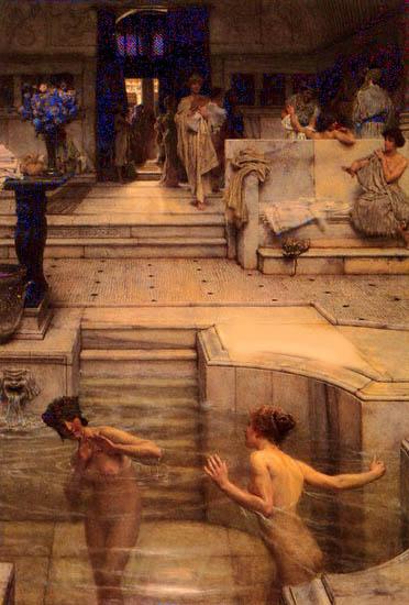 Sir Lawrence Alma-Tadema,OM.RA,RWS A Favourite Custom Norge oil painting art